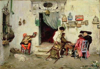 Figaros Laden, 1875 von Jose Jimenes Aranda